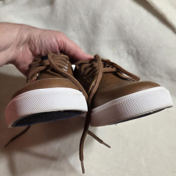 Nautica Berrian Youth Boys Brown Sneakers US 5 UK 4 EU 37 Man Made Materials - Picture 8 of 9